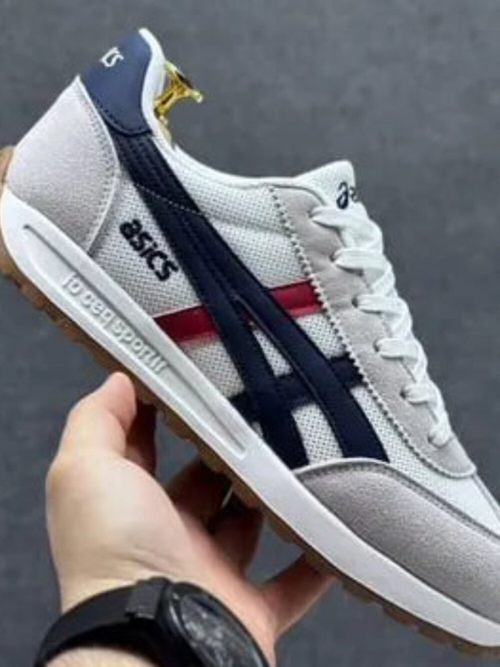 ASICS Tiger Classic White/Navy Sneakers
